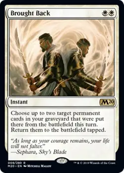 MTG - BROUGHT BACK - M20/Core Set 2020 (R) - Image 1