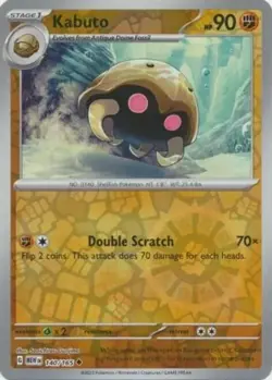 Kabuto 140/165 Reverse Holo Pokemon 151 Near MINT English Card - Image 1