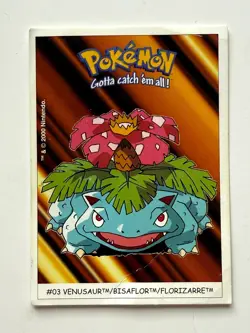 Pokemon - Dunkin Boomer Bubble Gum - Sticker Cards 2001 - You Choose - RARE - Image 3