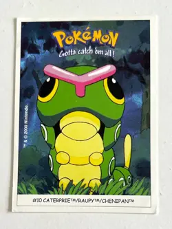Pokemon - Dunkin Boomer Bubble Gum - Sticker Cards 2001 - You Choose - RARE - Image 5