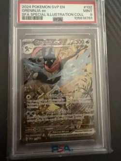 Kingdra EX #131 PSA10, Greninja EX #132 PSA9 Sequential Pokemon TCG SFA - Image 1