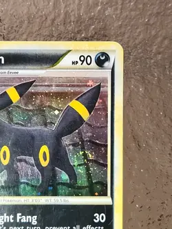 Pokemon TCG Umbreon 10/90 Undaunted Holo Rare Card Swirl 2010 NM - Image 2