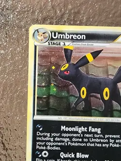 Pokemon TCG Umbreon 10/90 Undaunted Holo Rare Card Swirl 2010 NM - Image 5