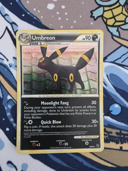 Pokemon TCG Umbreon 10/90 Undaunted Holo Rare Card NM - Image 1