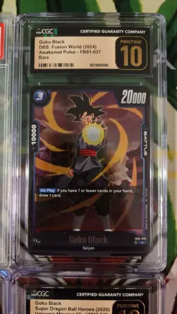 CGC/PSA Graded Dragonball Goku Black Cards - Lot of 4 (See Description) - Image 3