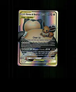 Fan-Art READ DESCRIPTION BELOW HOLO SNORLAX Card EEVEE Pokemon Card p3 - Image 1