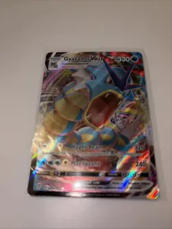 Pokemon Gyarados VMAX TCG Full Art Holo Ultra Rare Dynamax Card 029/203 - Image 1