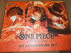 ONE PIECE Card Game 3rd ANNIVERSARY SET Japanese Box NO CARDS - Image 2