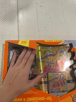 Tag Team Reshiram Charizard GX premium collection SEALED PRODUCT with 3 ES packs - Image 3