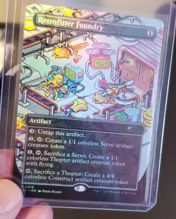 Retrofitter Foundry FOIL An Encyclopedia Of Magic Secret Lair - Image 1