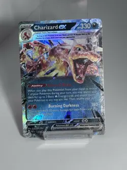 Pokemon TCG Charizard EX Holo Double Rare Card 54/091 Paldean Fates - Image 1