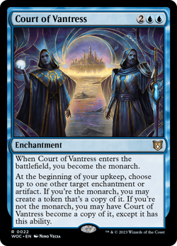 Court of Vantress (REGULAR) x1 - MTG Wilds of Eldraine Commander WOC #22 - Image 1
