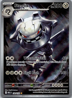 Pokemon Mega Evolution #150/132 Steelix Illustration Rare - Image 1