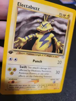 Pokemon TCG Electabuzz 1st Edition 1999 33/111 Neo Genesis NM Non Holo WOTC - Image 2