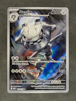 Steelix - 150/132 Pokemon TCG Illustration Rare ME01: Mega Evolution Near Mint - Image 1