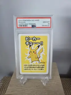 Pikachu PSA 10 Old Maid Deck Japanese Super High Tension 2023 Pokemon - Image 1