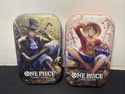 Lot of 2 One Piece Card Game Tin Pack Set Vol 2 Factory Sealed New 🔥 - Image 1