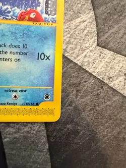 Magikarp 118/165 - 2002 Pokemon Expedition Base Set - Non-Holo - LP - Image 5