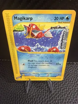 VINTAGE 2002 POKEMON MAGIKARP 118/165 EXPEDITION (e-Reader) Non-holo LP/NM - Image 1