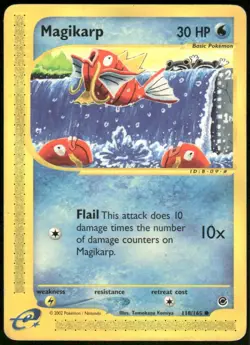 Magikarp Pokemon Expedition Base Set 118/165 LP - Image 1