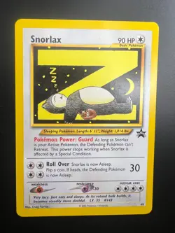 Snorlax - 49 - Pokemon Wizards Black Star Promo Card NM - Image 1