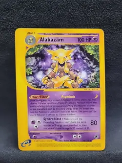Alakazam 33/165 Expedition Base Set Rare E-Reader Regular Non Holo Pokemon - Image 1
