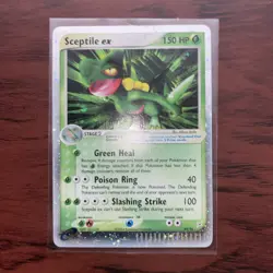 Pokemon Sceptile EX TCG Holographic Card Team Magma vs Team Aqua 93/95 DMG - Image 1
