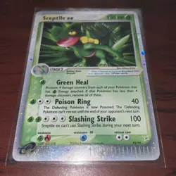Pokemon Sceptile EX TCG Holographic Card Team Magma vs Team Aqua 93/95 DMG - Image 2