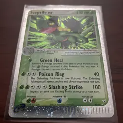 Pokemon Sceptile EX TCG Holographic Card Team Magma vs Team Aqua 93/95 DMG - Image 3