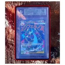 2025 Pokemon Mega Evolution Black Star Promo #023 Mega Charizard X EX UPC BGS 10 - Image 1