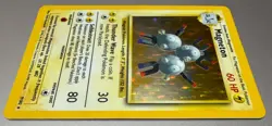 POKEMON TCG MAGNETON 9/102 RARE HOLO BASE SET GOOD CONDITION MP - Image 4
