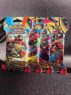Mega Evolution Sleeved Booster Pack Set Full Art - Pokemon TCG Brand new Sealed - Image 1