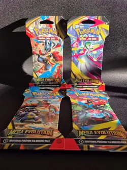 Mega Evolution Sleeved Booster Pack Set Full Art - Pokemon TCG Brand new Sealed - Image 2