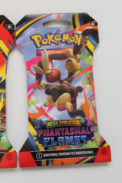 POKEMON MEGA EVOLUTION PHANTASMAL FLAMES 4 HANGER SLEEVE FULL ART SET SEALED - Image 5