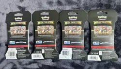Pokemon TCG (x4) Mega Evolutions Sleeved Booster Packs - Full Art Set SEALED! - Image 2