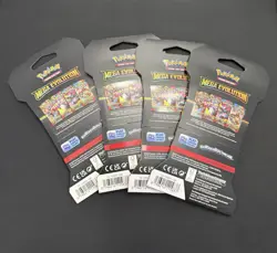 Pokemon Mega Evolutions Sleeved Booster Packs - 4 Full Art Set Collection Sealed - Image 2
