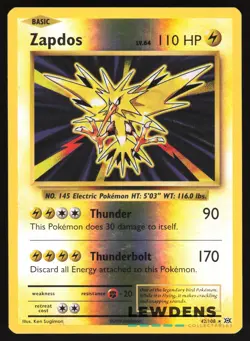 Zapdos - 42/108 - Holo Rare Reverse Holo - Evolutions - Pokemon Card - Image 1