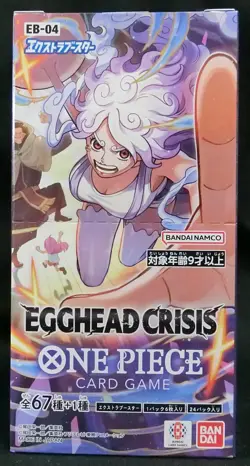 One Piece Card Game Extra Booster Egghead Crisis EB-04 Sealed Box Japanese - Image 1