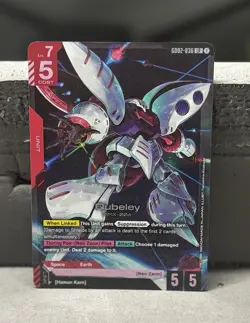 Gundam Card Game Qubeley GD02-036 Legend Rare English Edition - Image 1