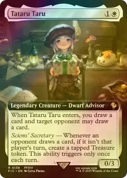 Tataru Taru Extended Art Foil - FIC 0138 NM - MTG Magic - Image 1