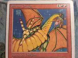 Shivan Dragon Revised Rare(PANGOLIN MTG) THIS SHIVAN HAS KILLED 999 SERRA ANGELS - Image 2