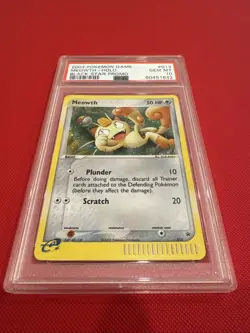2003 POKEMON BLACK STAR PROMO #013 MEOWTH-HOLO PSA 10 SWIRL - Image 1