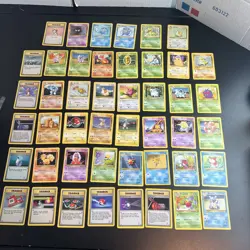 Pokemon TCG Vintage Base Set 2 46 Card Lot All Different Played With Condition - Image 1