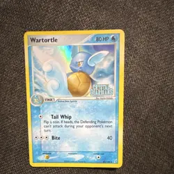 Pokemon TCG-Wartortle-Crystal Guardians-43/100-80HP-Reverse Holo-Uncommon-ENG - Image 1