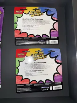 LOT OF (4) Pokemon Mega Evolution Ascended Heroes Tech Sticker Collection NEW - Image 3