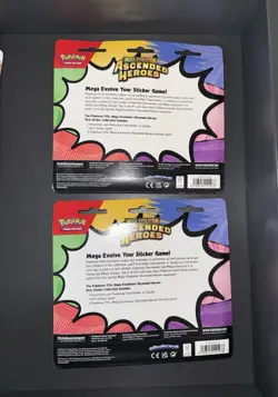 LOT OF (4) Pokemon Mega Evolution Ascended Heroes Tech Sticker Collection NEW - Image 5