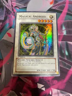 YUGIOH - MAGICAL ANDROID - SUPER RARE - TDGS - 1ST ED - LP - Image 1