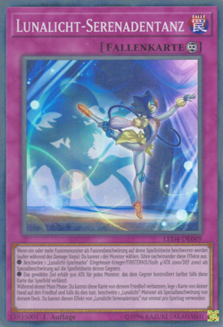 YUGIOH LUNALIGHT SERENADE DANCE SUPER RARE LED4-EN049 NEAR MINT - Image 1