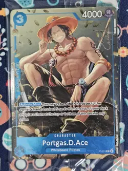 One Piece TCG: Portgas D. Ace P-074 Promo Tin Pack Set Vol. 2 SEALED English - Image 1