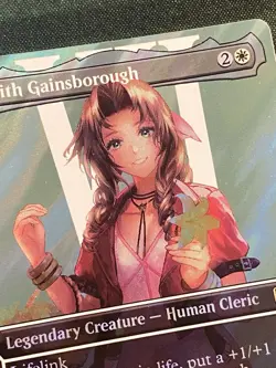 Aerith Gainsborough Borderless Surge Foil R 0519 Final Fantasy FIN MTG NM - Image 3